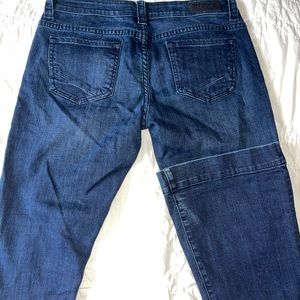 Rock & Roll Cowgirl Trousers 32x34 wide leg dark blue